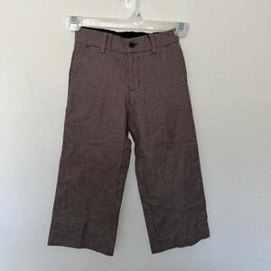 Janie and Jack Kids Plaid Pants Size 3 Cotton Academia Event Church Neutral